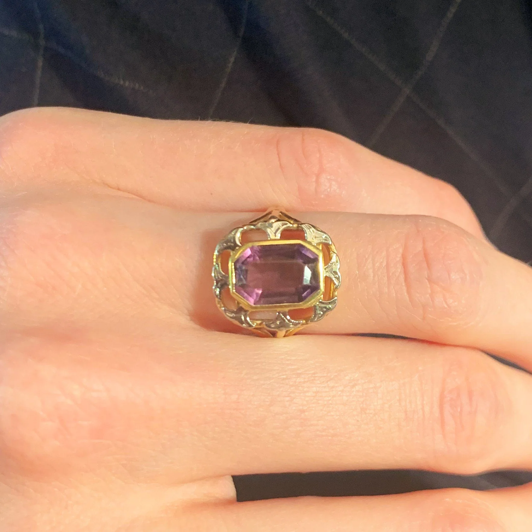 Purple stone ring - Image 2
