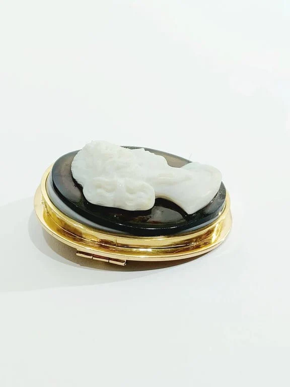 Pin cameo rose gold and agate - Image 9
