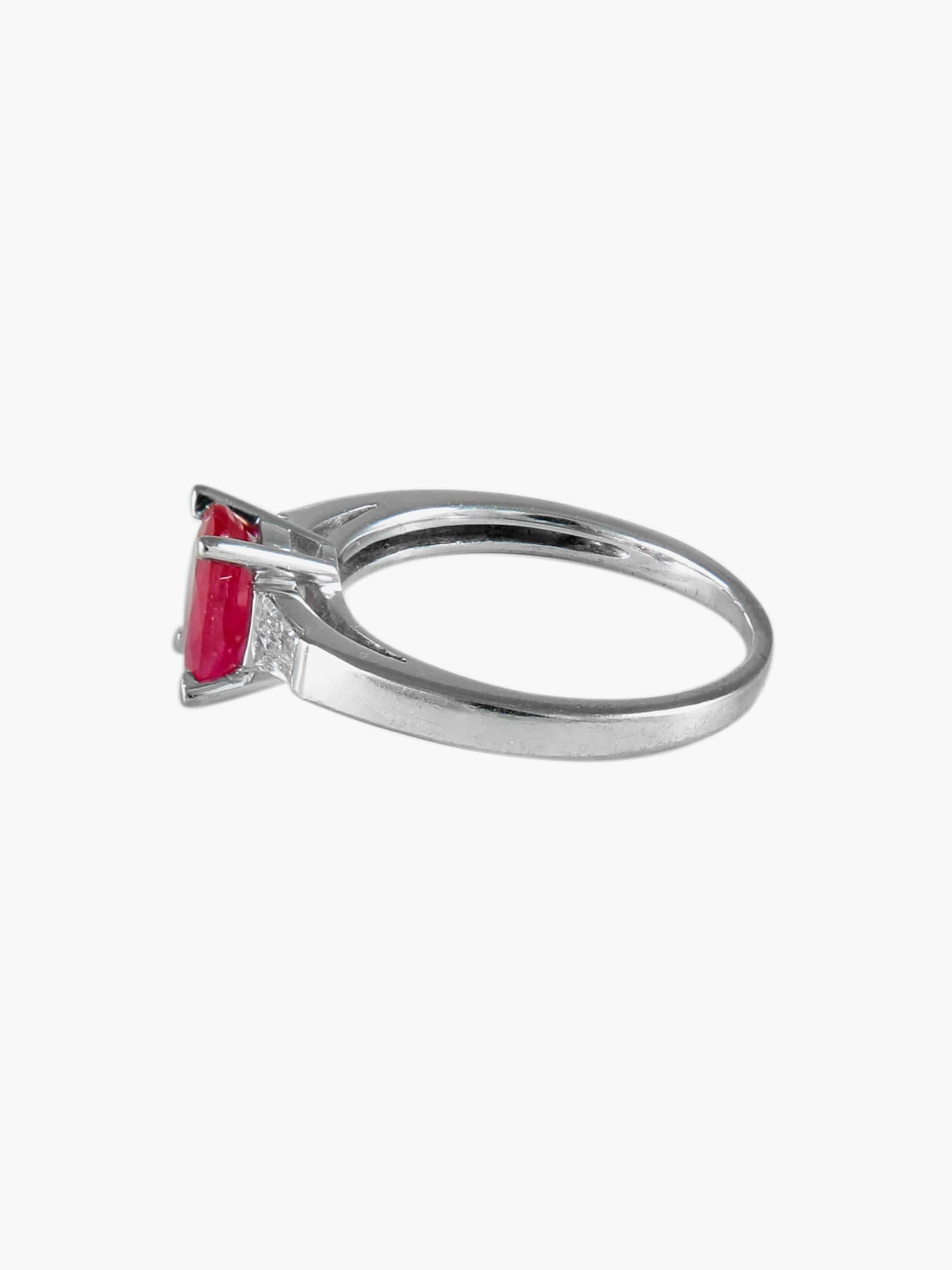 Ruby Solitaire Ring - Image 4