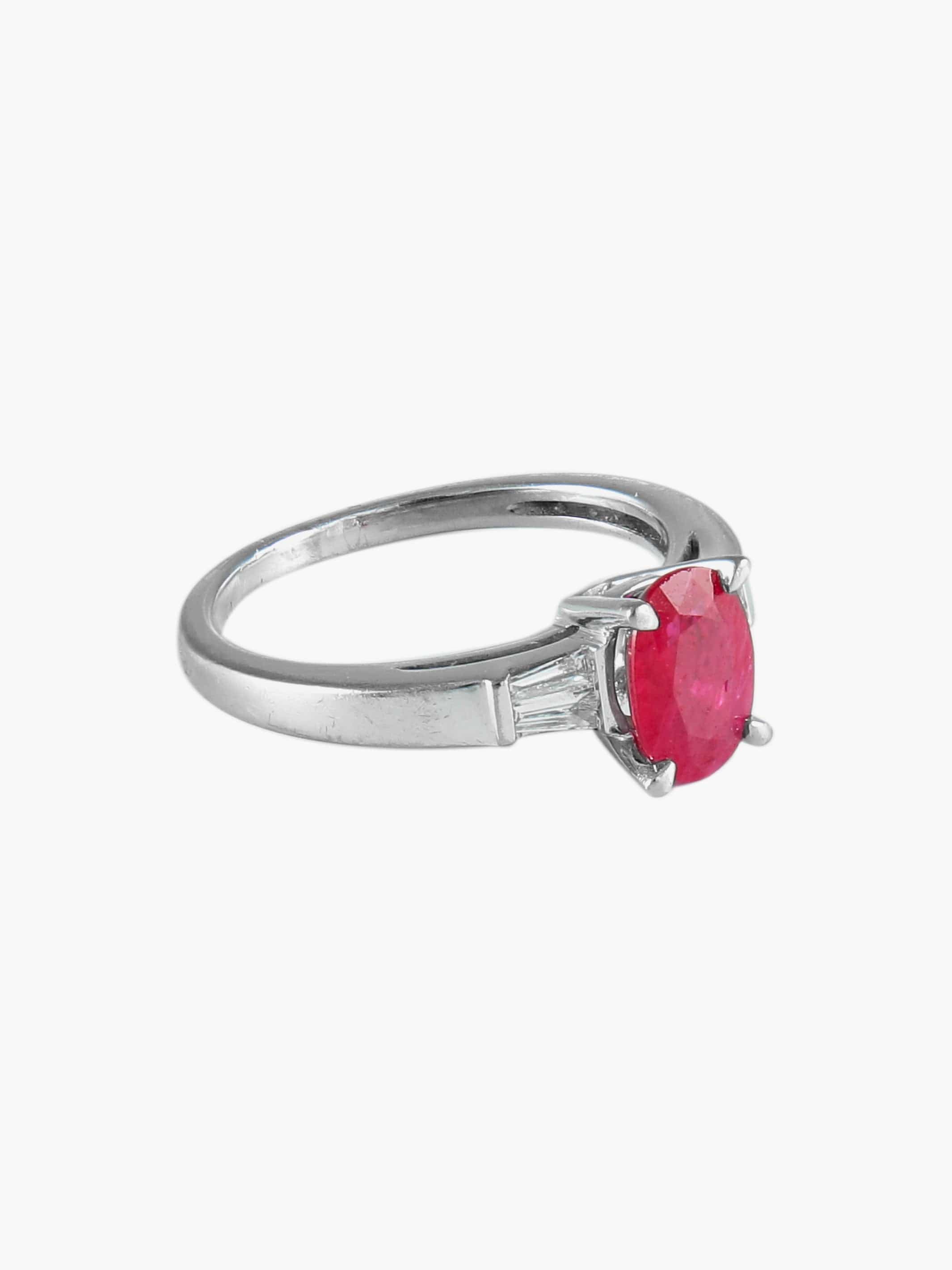 Ruby Solitaire Ring - Image 7