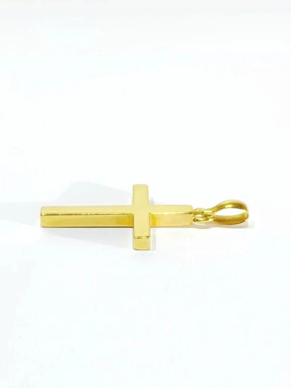Yellow gold cross - Image 10