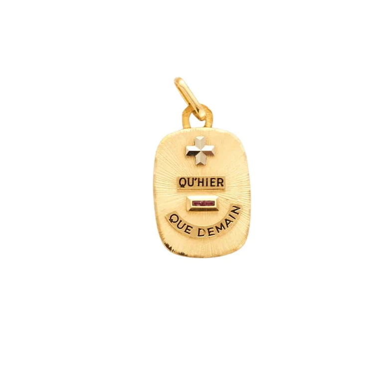 Augis - Yellow gold love medal