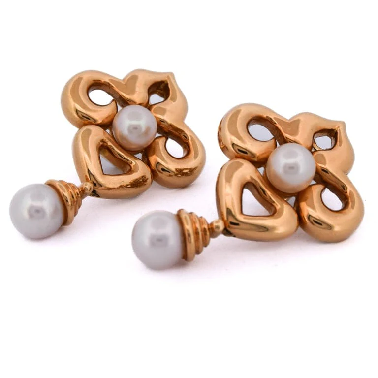 Antique pearl earrings