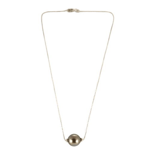 Tahiti PORCHET necklace in white gold 