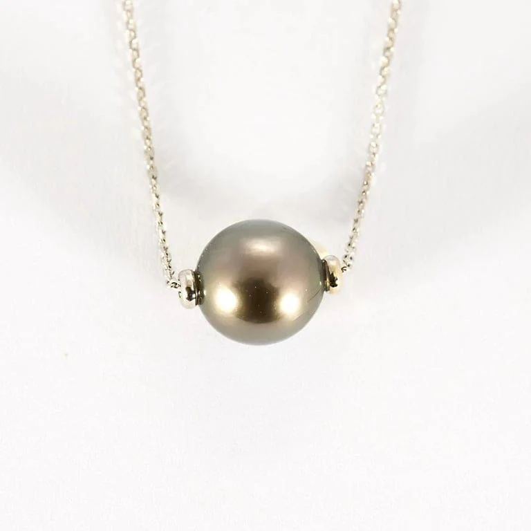 Tahiti PORCHET necklace in white gold  - Image 3
