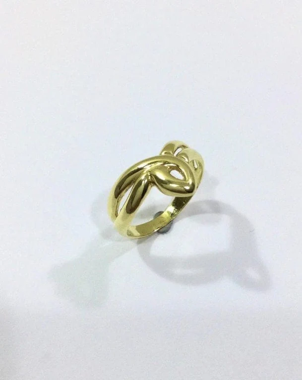 Openwork Gold Ring - Image 4