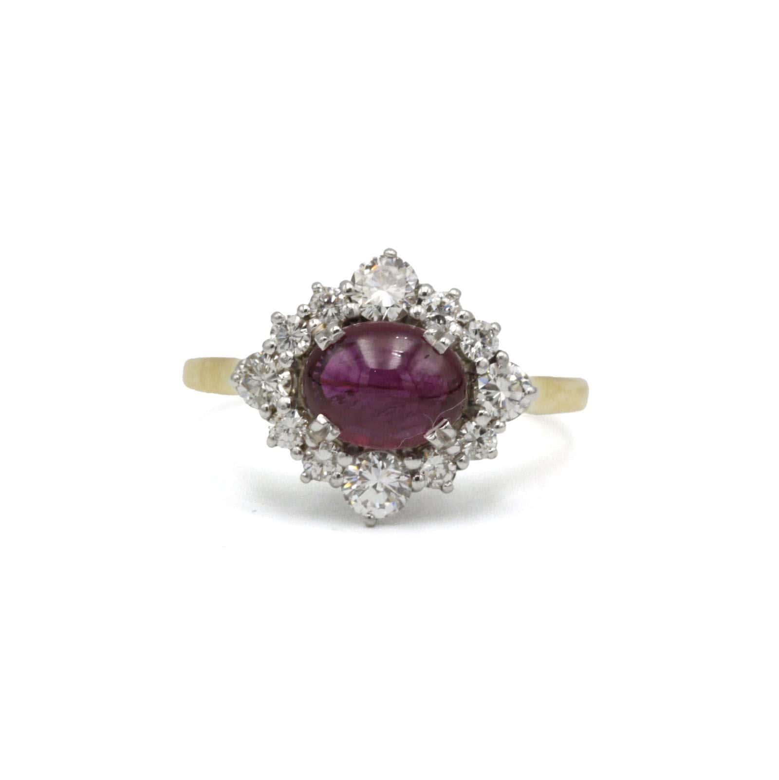 Ring - Gold, Ruby & Diamonds