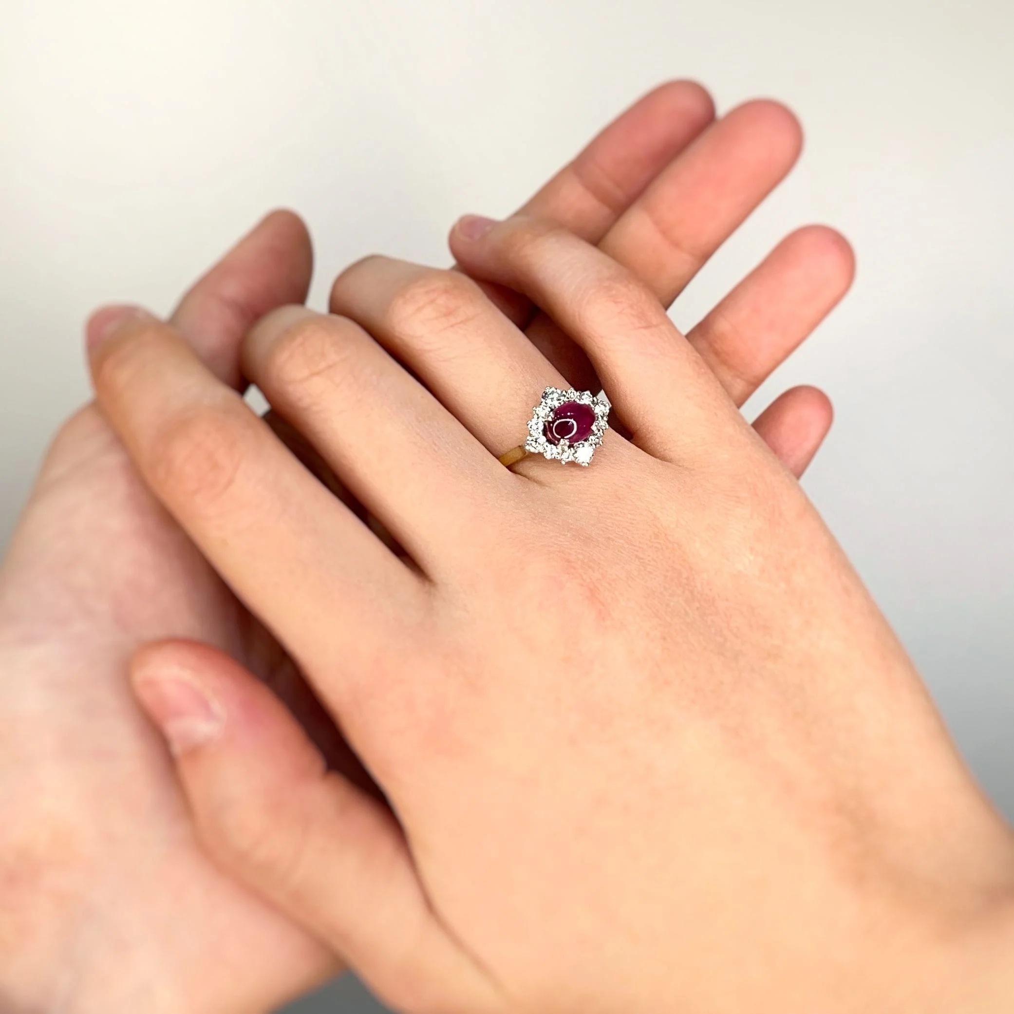 Ring - Gold, Ruby & Diamonds - Image 5