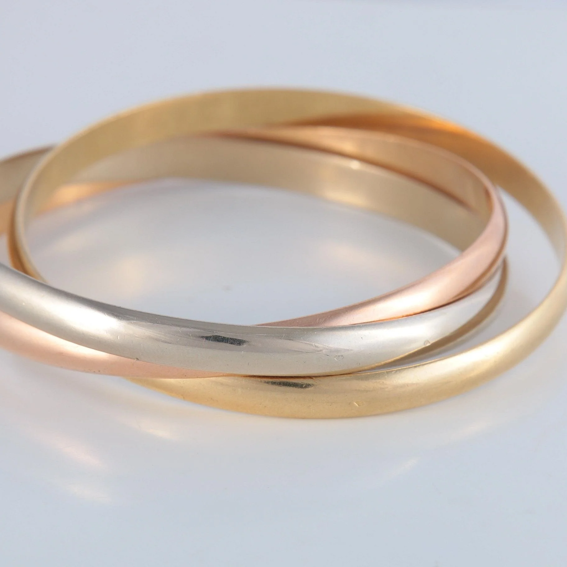 CARTIER - Bracelet Trinity 3 gold - Image 5