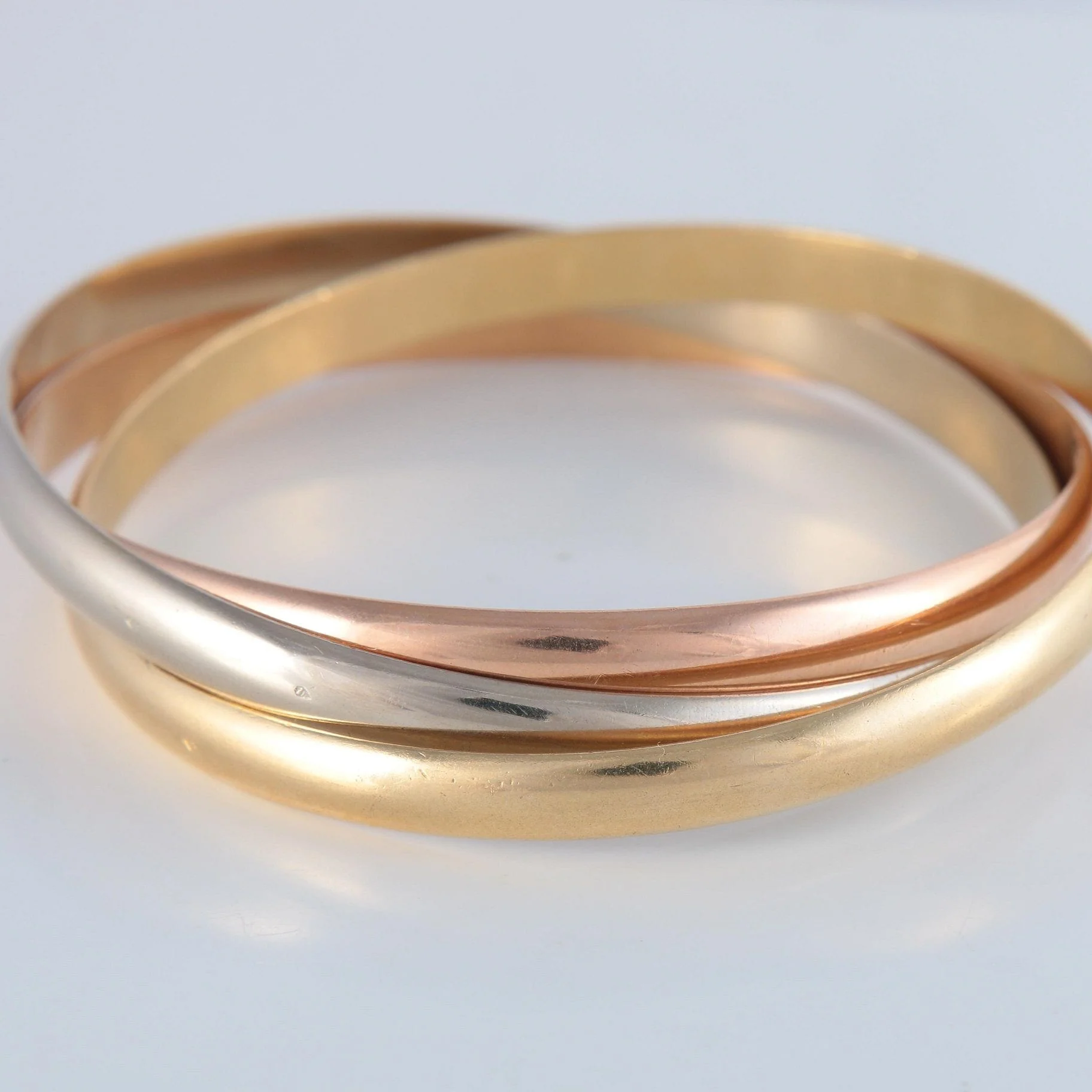 CARTIER - Bracelet Trinity 3 gold - Image 8