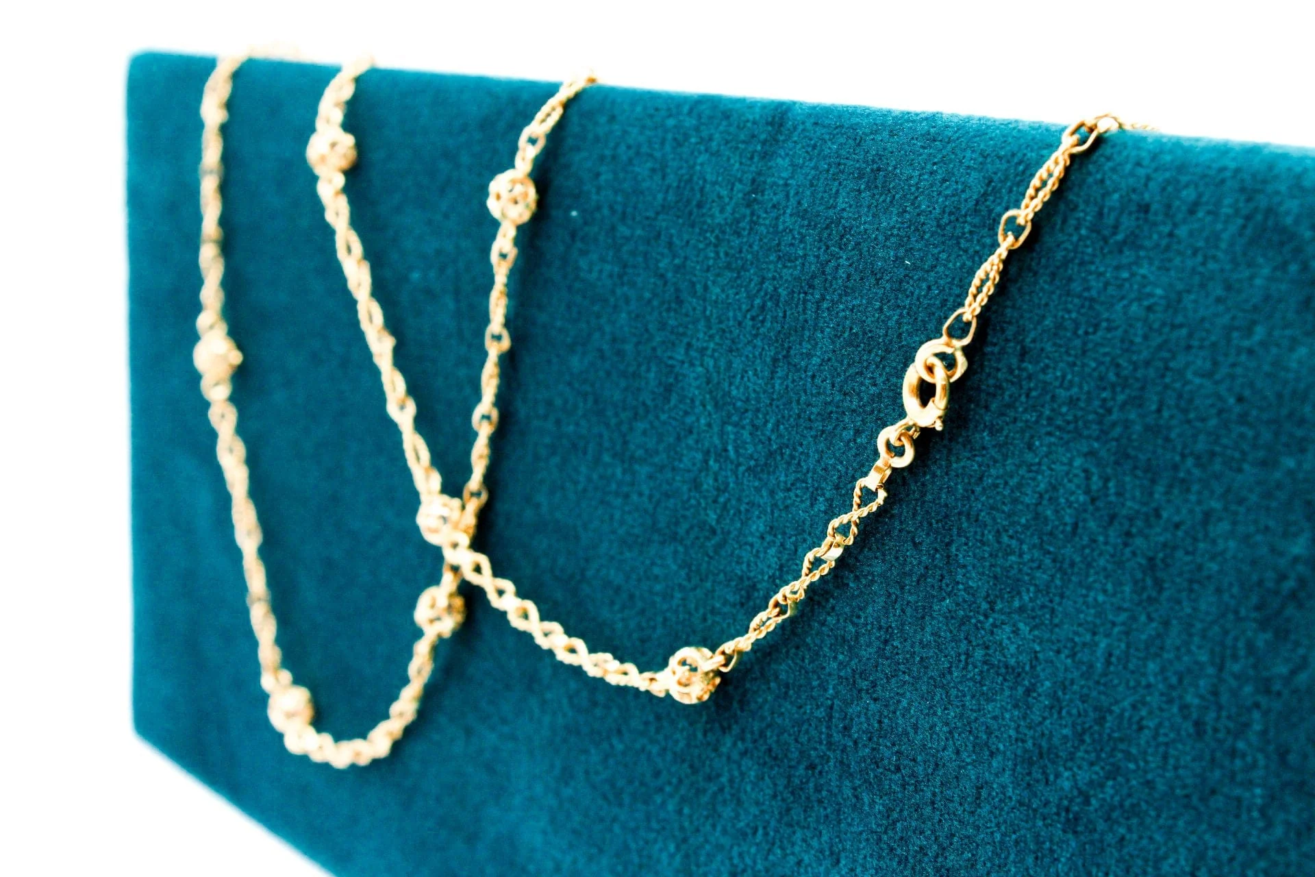 Long yellow gold necklace - Image 6