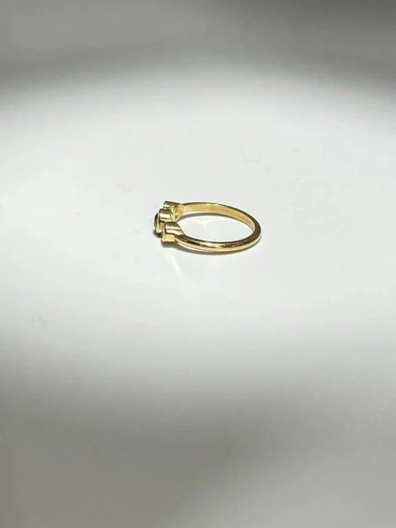 Yellow gold diamond ring - Image 4