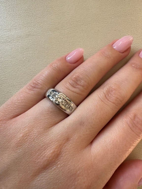 Ring - White gold and diamonds - Image 2