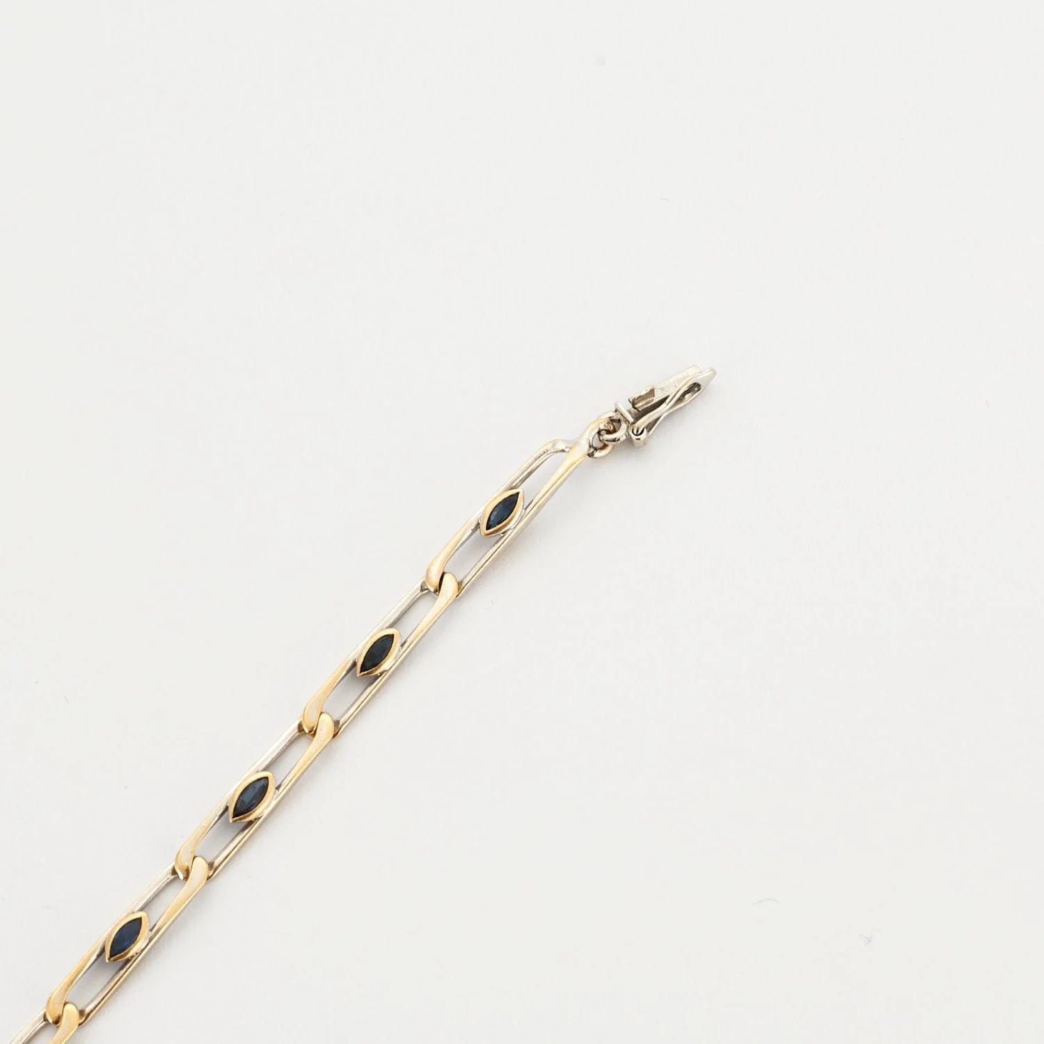 Sapphire white gold bracelet - Image 4