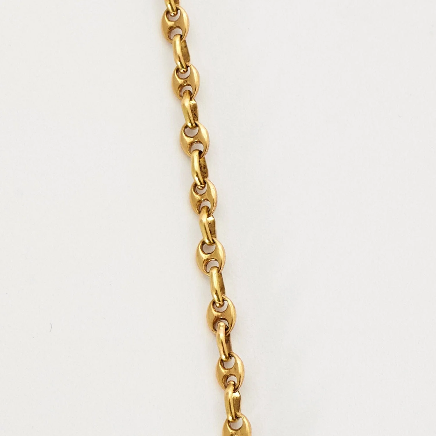 Yellow gold curb chain - Image 7