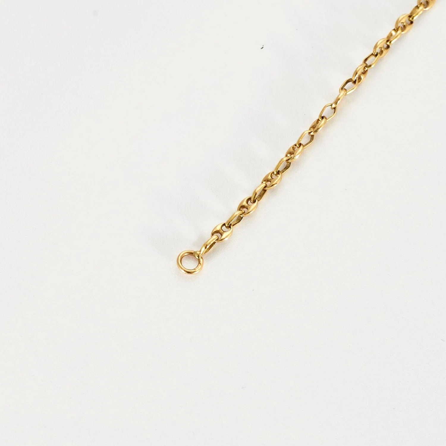Yellow gold curb chain - Image 8