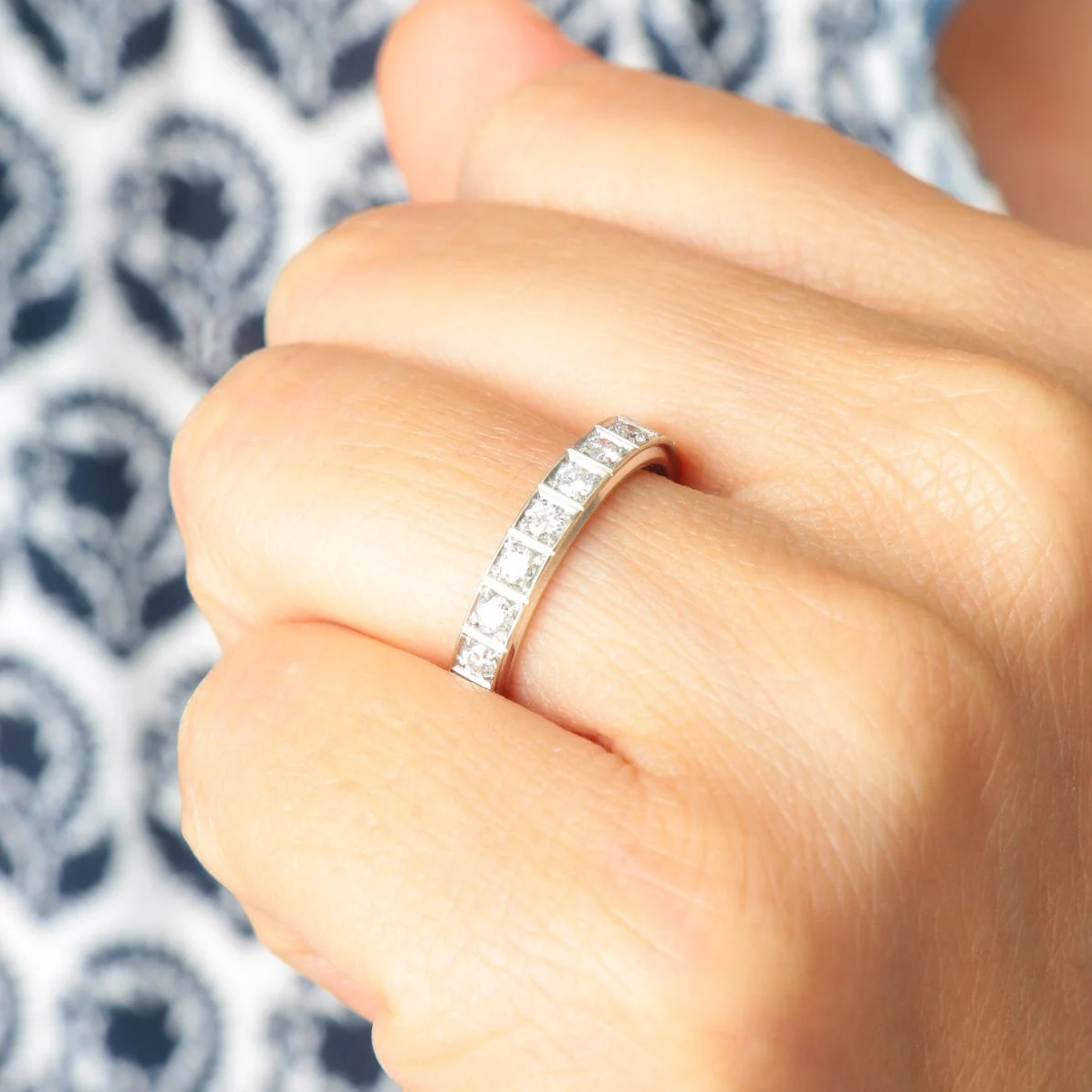 Diamond wedding ring - Image 2
