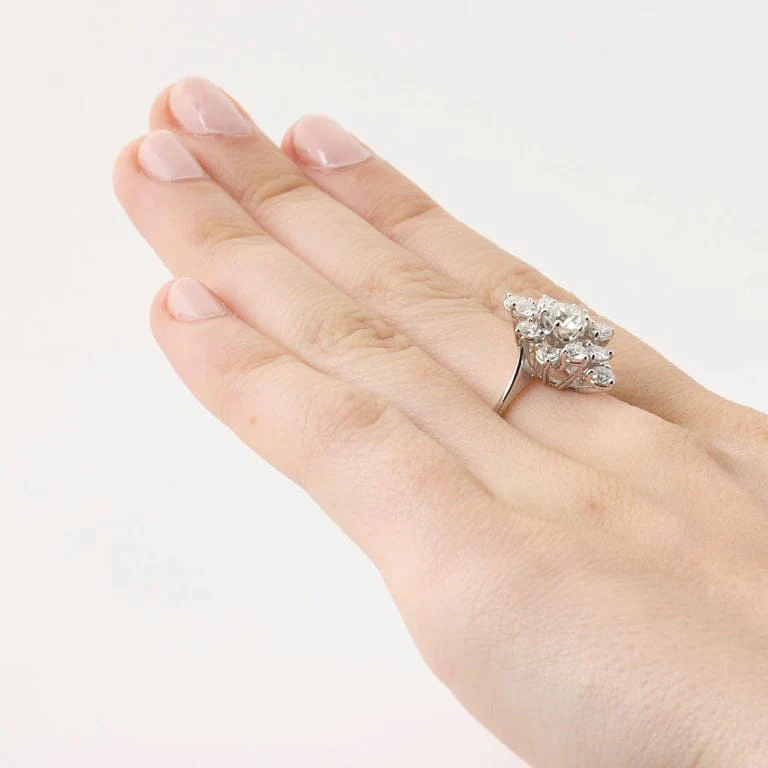 Vintage diamond ring - Image 6