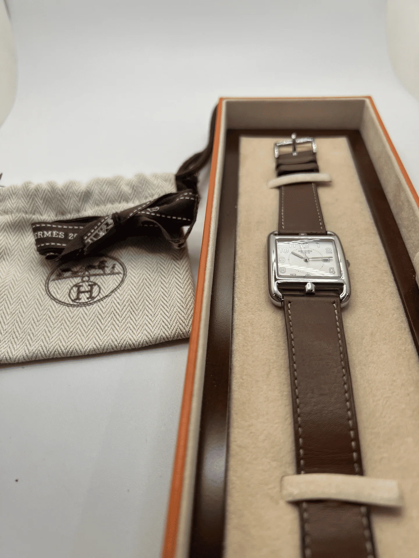 Hermès - Cape Cod Large Model watch in steel  - Image 12
