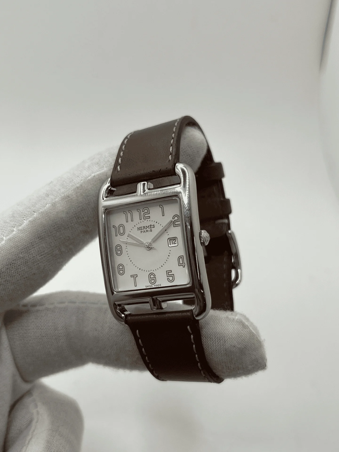 Hermès - Cape Cod Large Model watch in steel  - Image 6