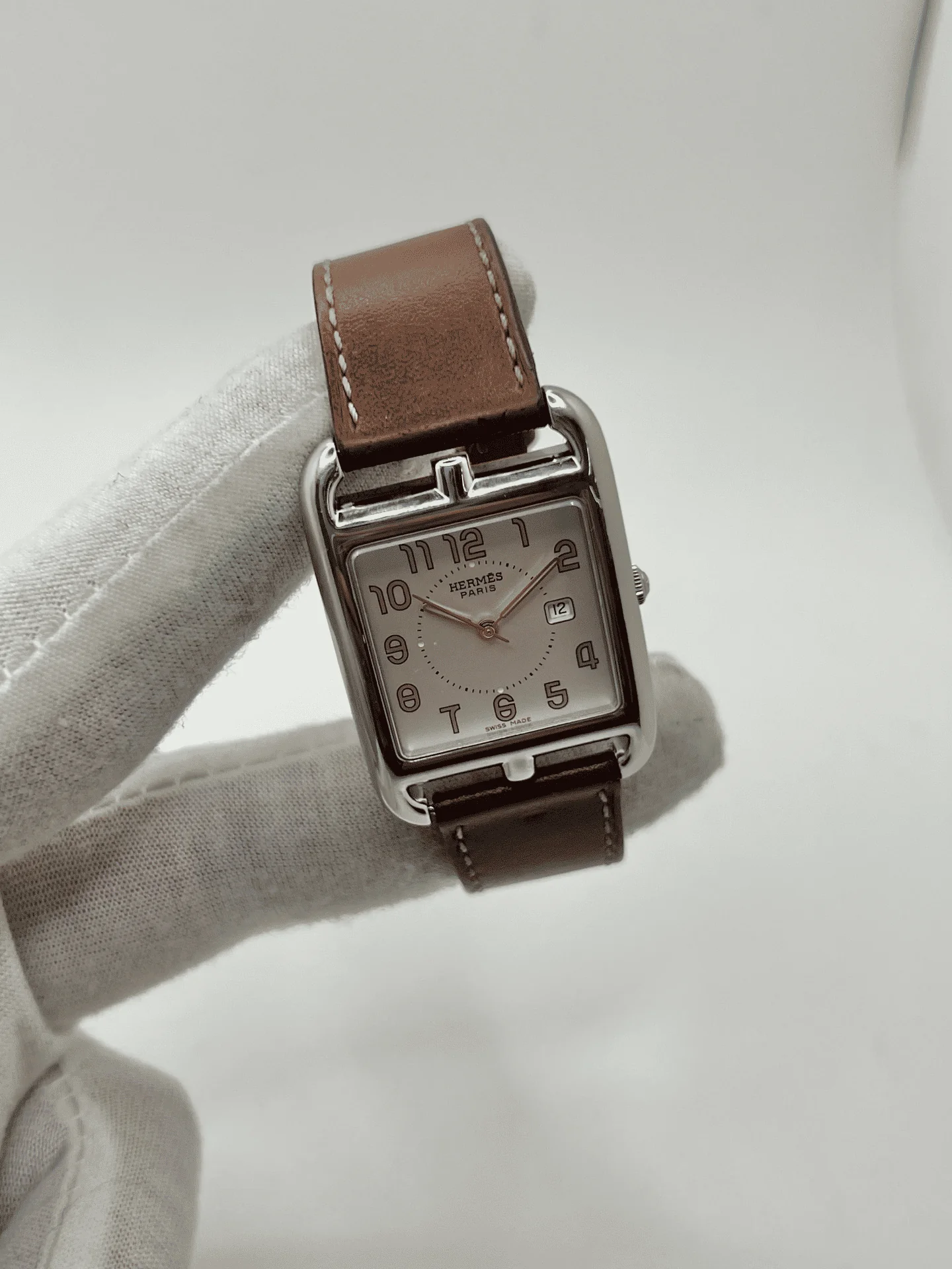 Hermès - Cape Cod Large Model watch in steel  - Image 8