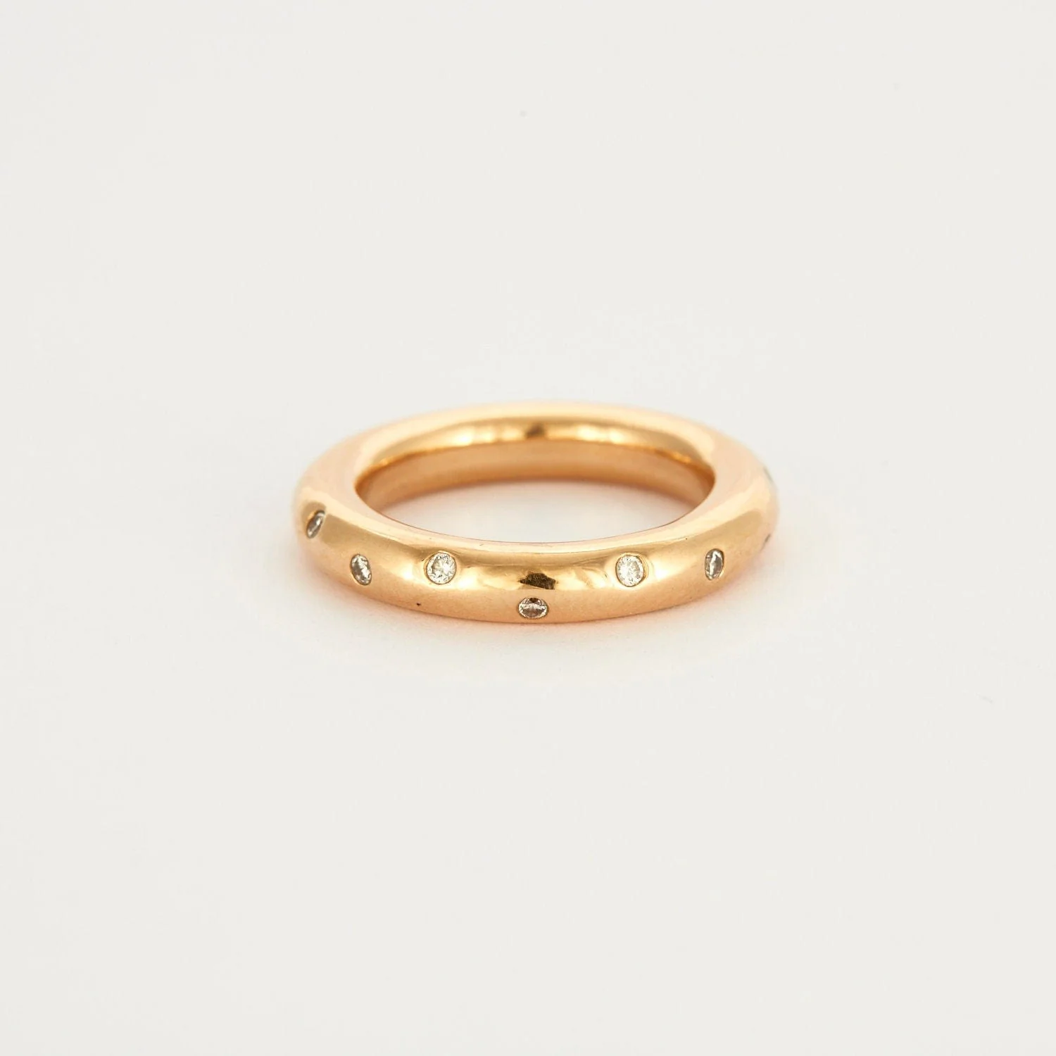 Yellow gold and diamond ring - Image 2