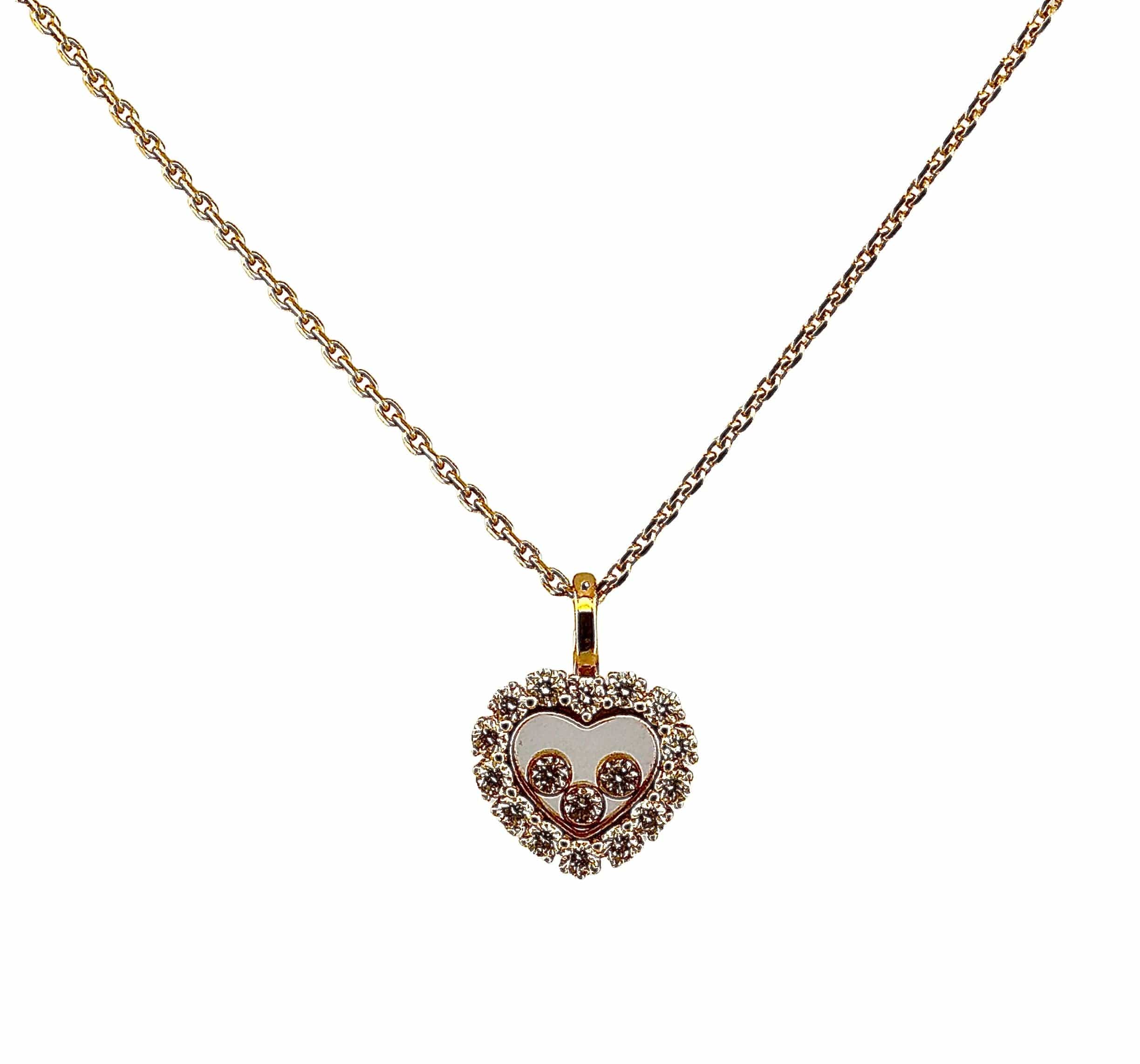 CHOPARD - Necklace Happy Diamonds yellow gold - Image 5