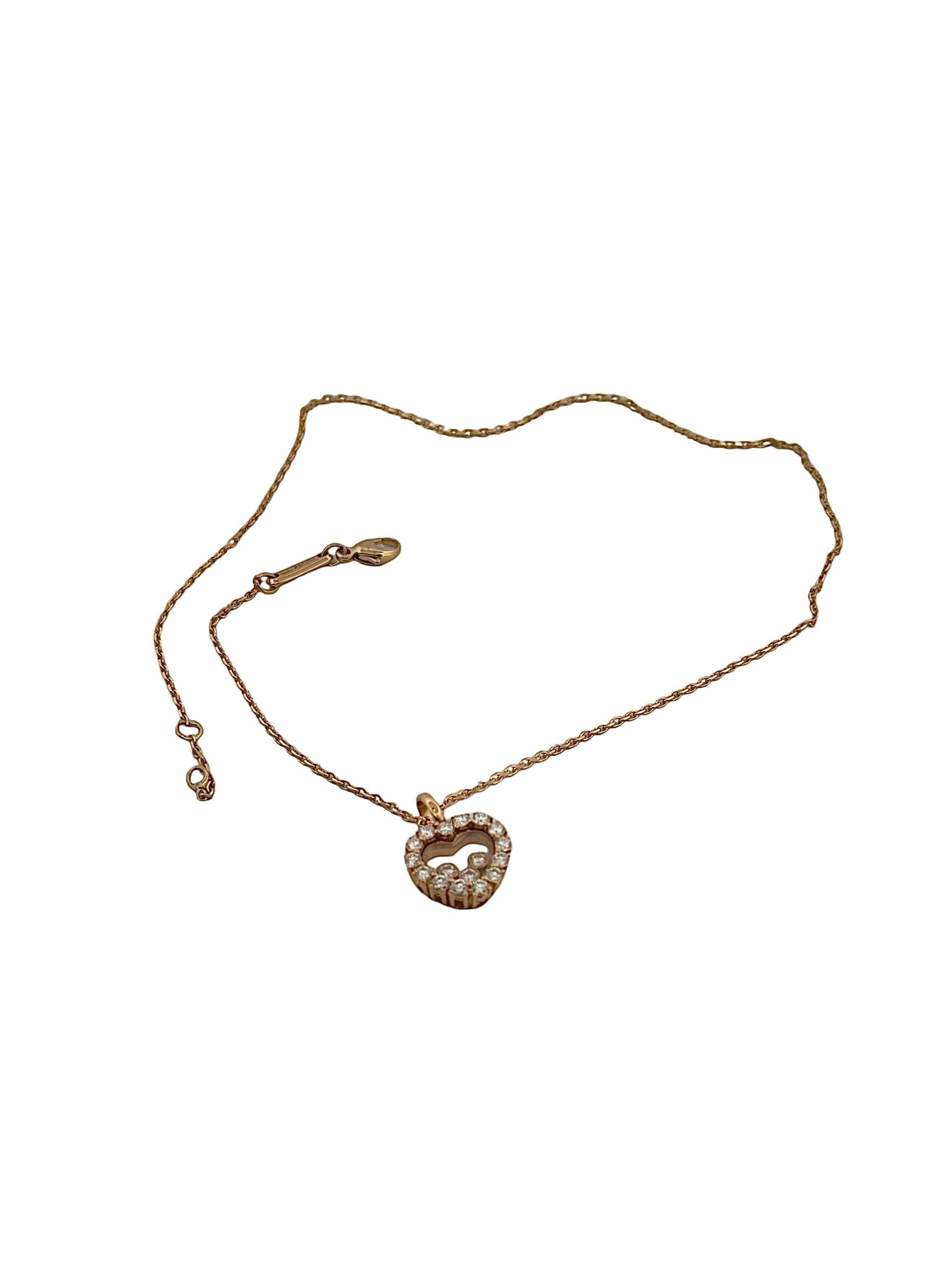 CHOPARD - Necklace Happy Diamonds yellow gold - Image 6