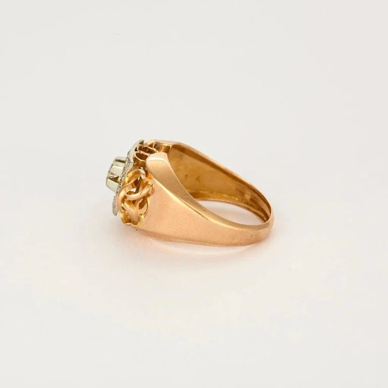 Ring Art Deco Tank diamonds - Image 4