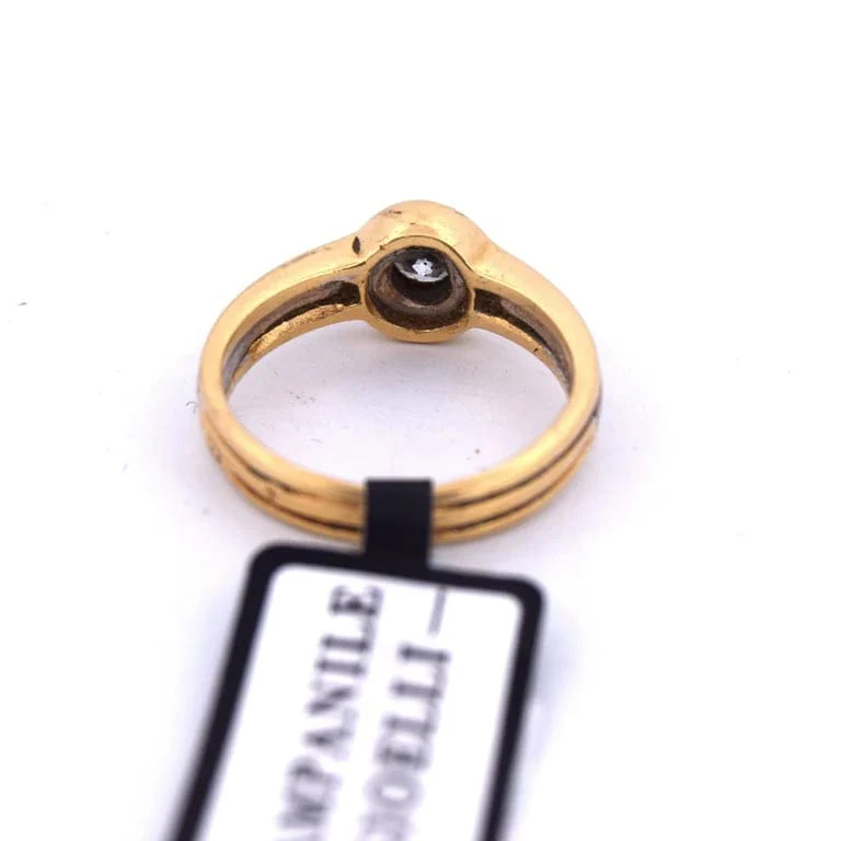 Antique gold diamond ring - Image 6