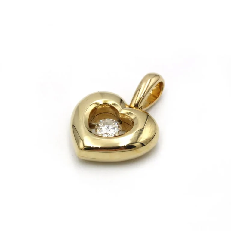 Pendant - Yellow gold and diamond - Image 2