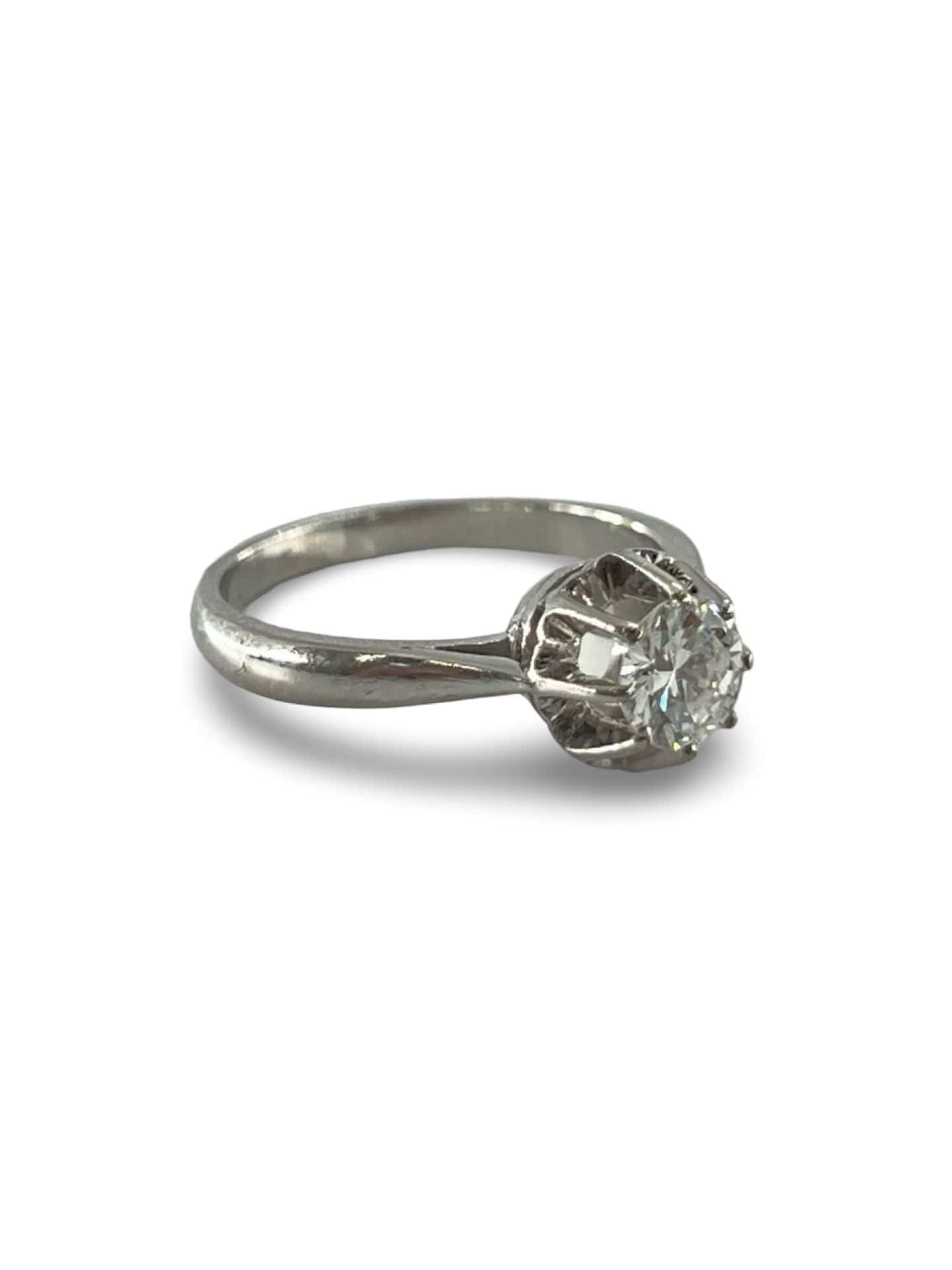 Gold and diamond solitaire ring 0.50 ct - Image 2