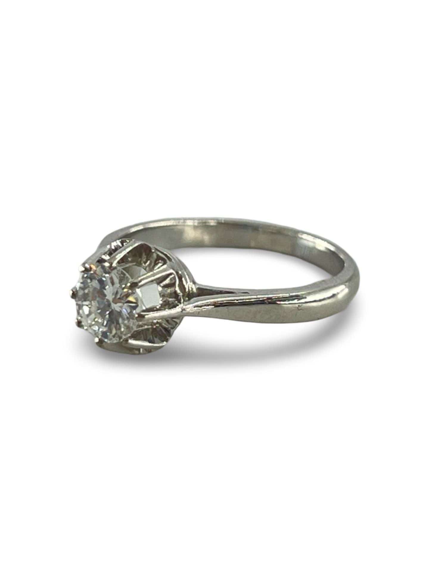 Gold and diamond solitaire ring 0.50 ct - Image 3