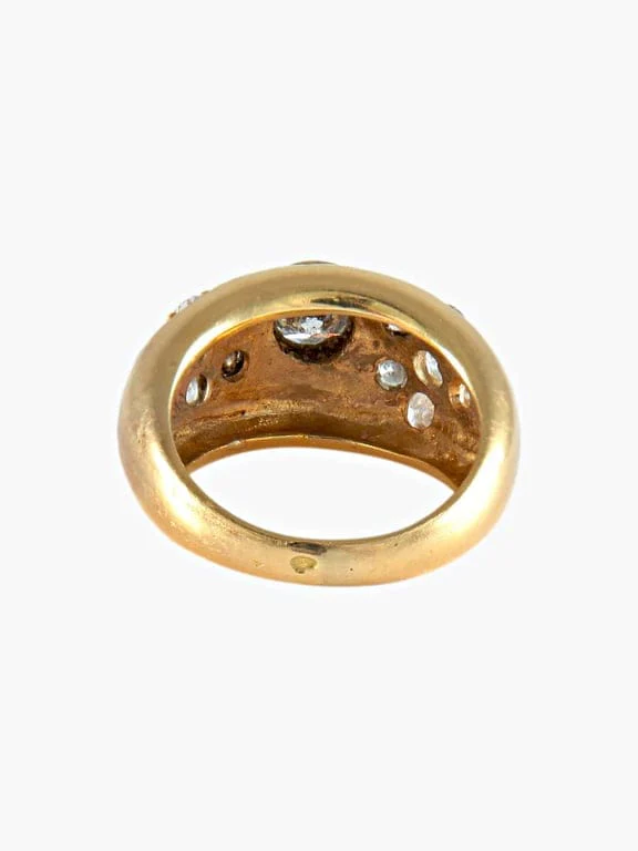 YELLOW GOLD AND DIAMOND RING - Image 4