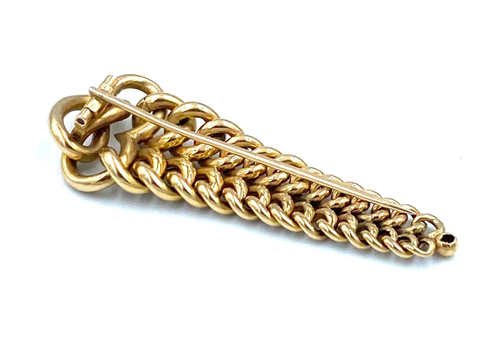 Brooch 1950 yellow gold - Image 5