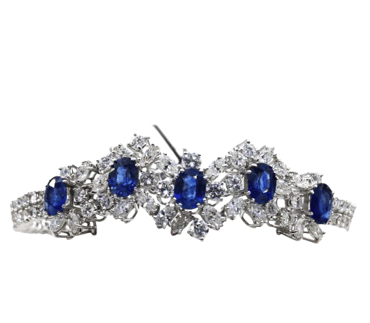 Gold zaffiri diamond bracelet