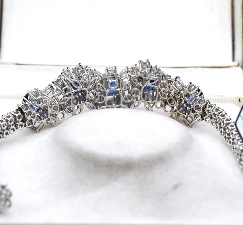 Gold zaffiri diamond bracelet - Image 9