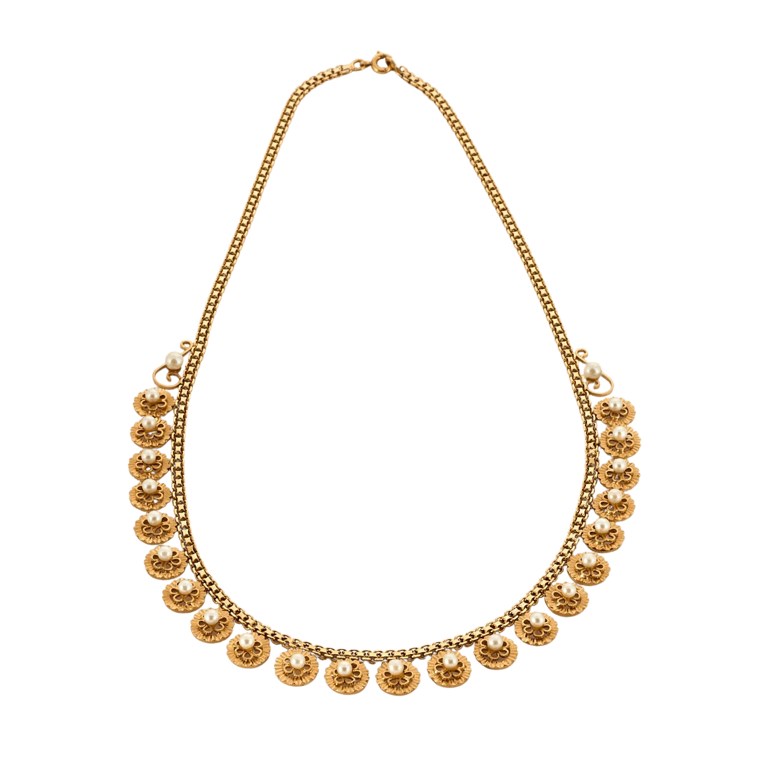 Rose gold necklace