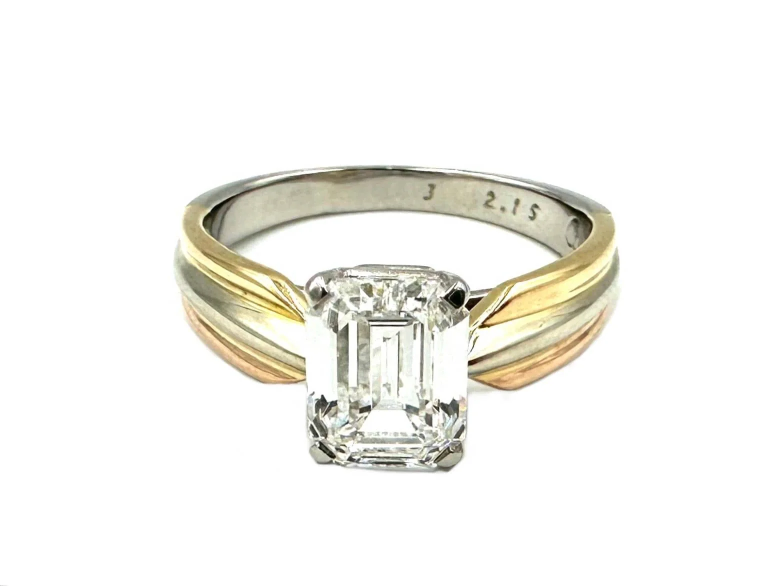 CARTIER. Diamond Solitaire Ring 2.15ct D VS2 - Image 2