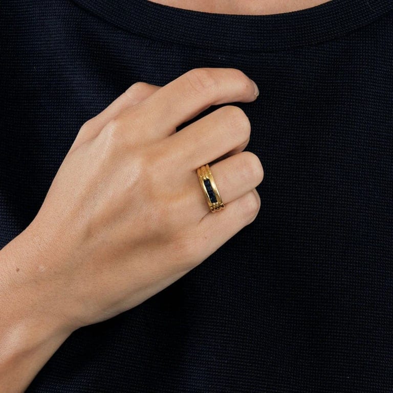 Sapphire Eternity Wedding Ring - Image 2