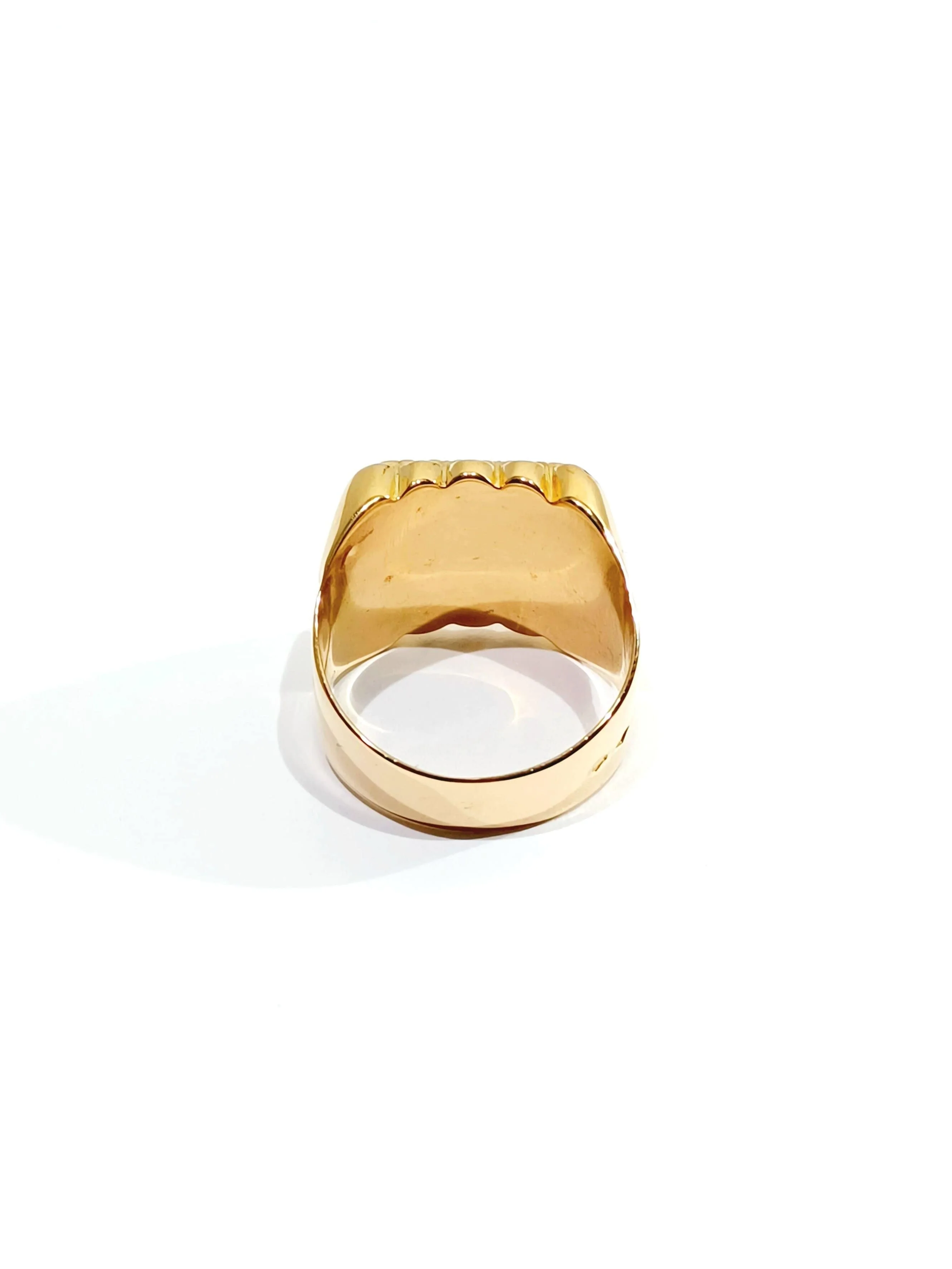 Rose Gold Signet Ring - Image 12