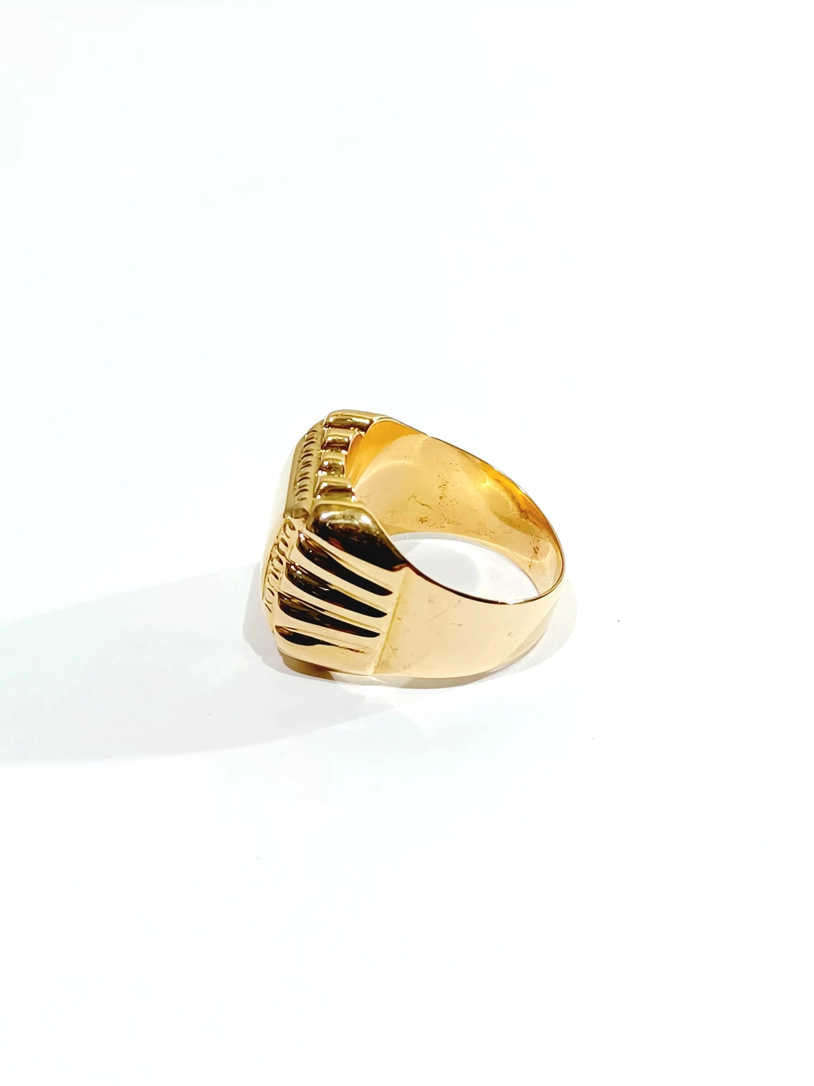 Rose Gold Signet Ring - Image 7