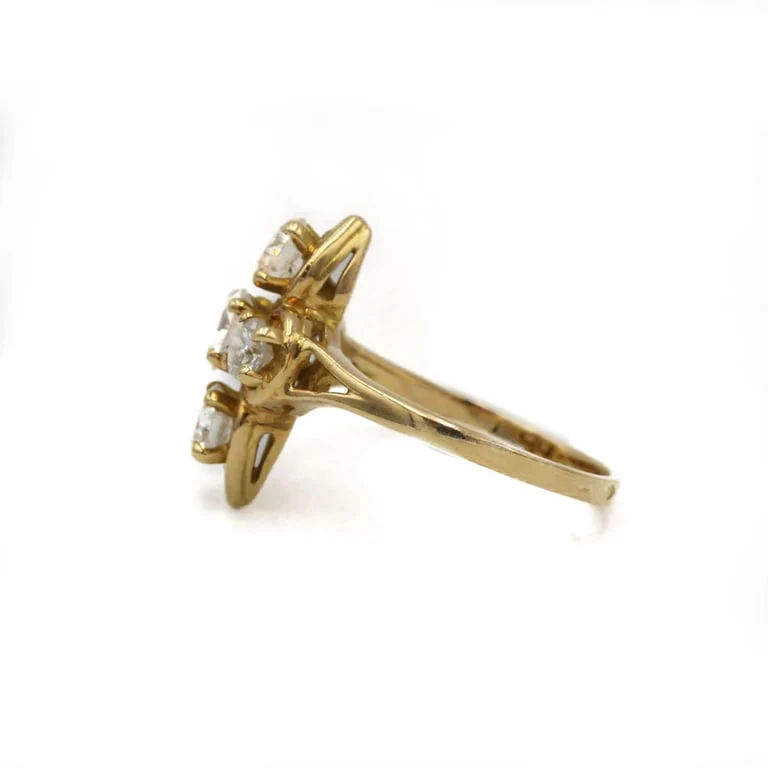 Ring - Yellow gold & Diamonds - Image 2