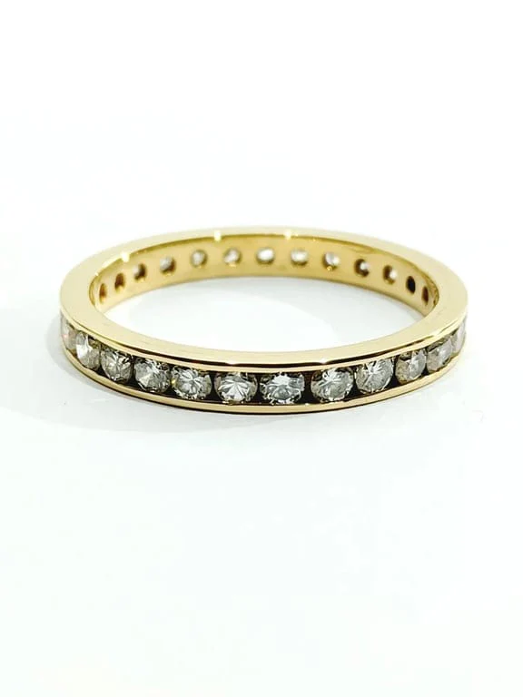 Wedding Ring Gold Diamonds - Image 5