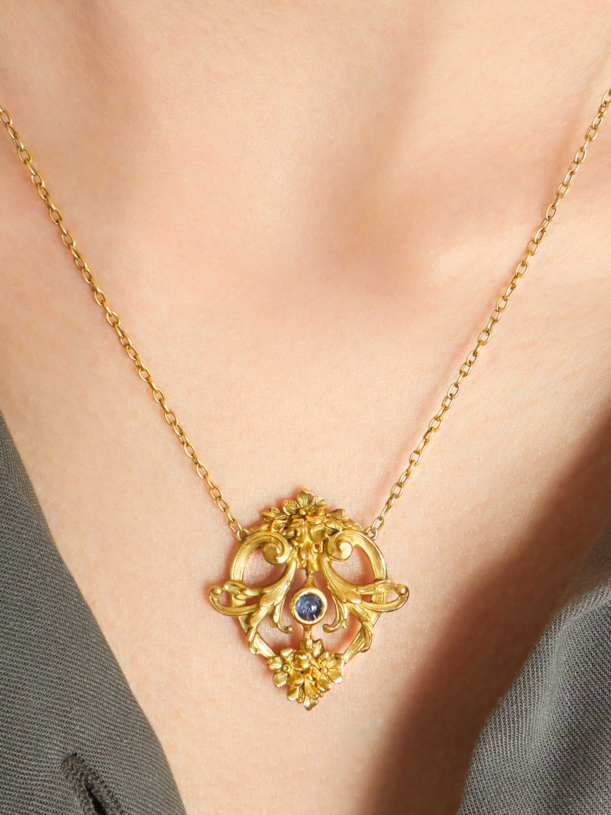 Art Nouveau necklace - Image 3