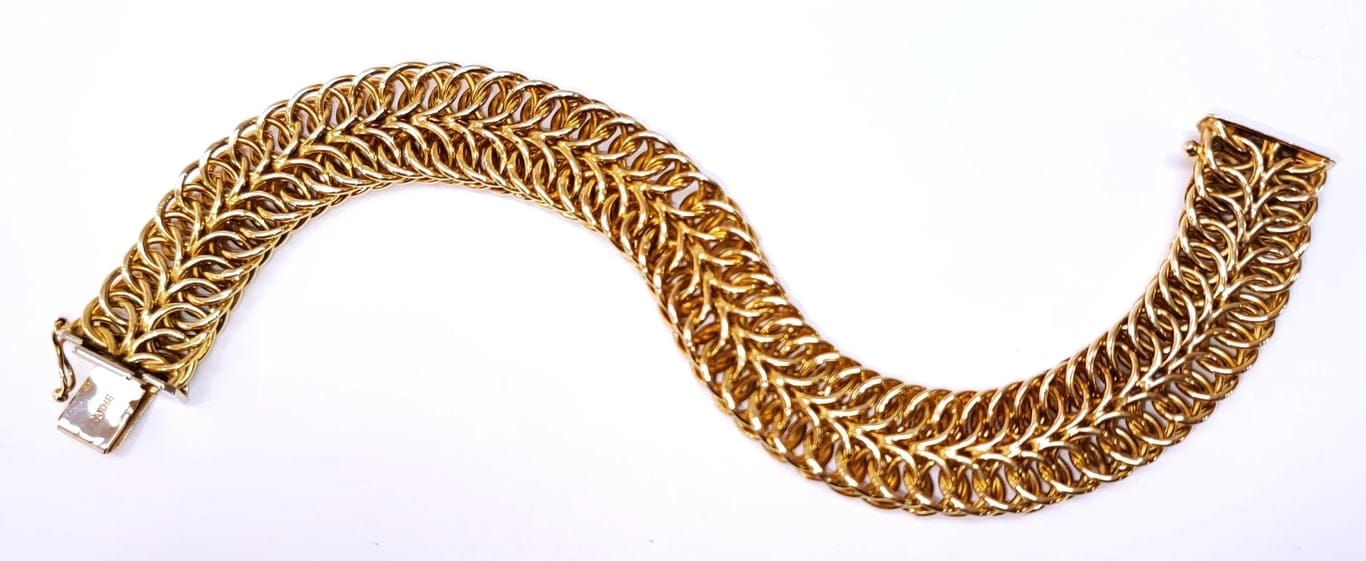 Yellow gold bracelet  - Image 3