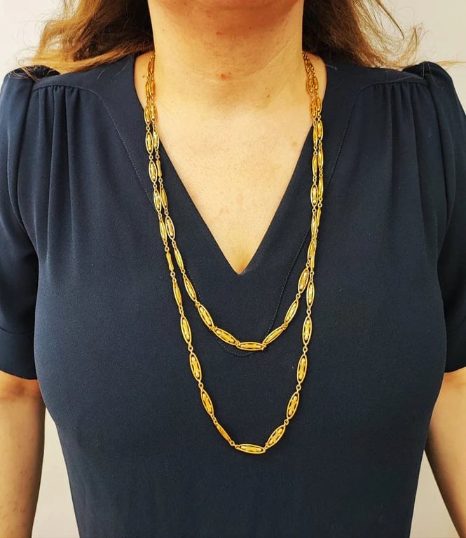 FILIGREE SAUTOIR NECKLACE 155cm - Image 3