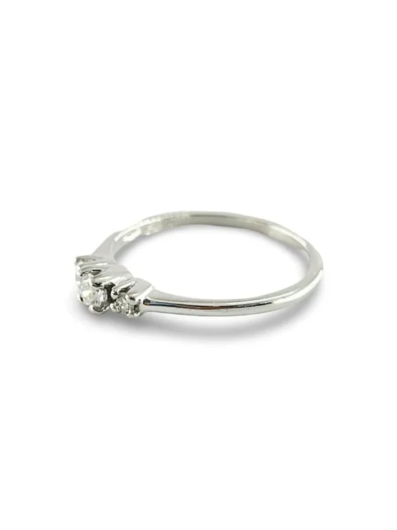 Gold and diamond ring 0.23 ct - Image 2