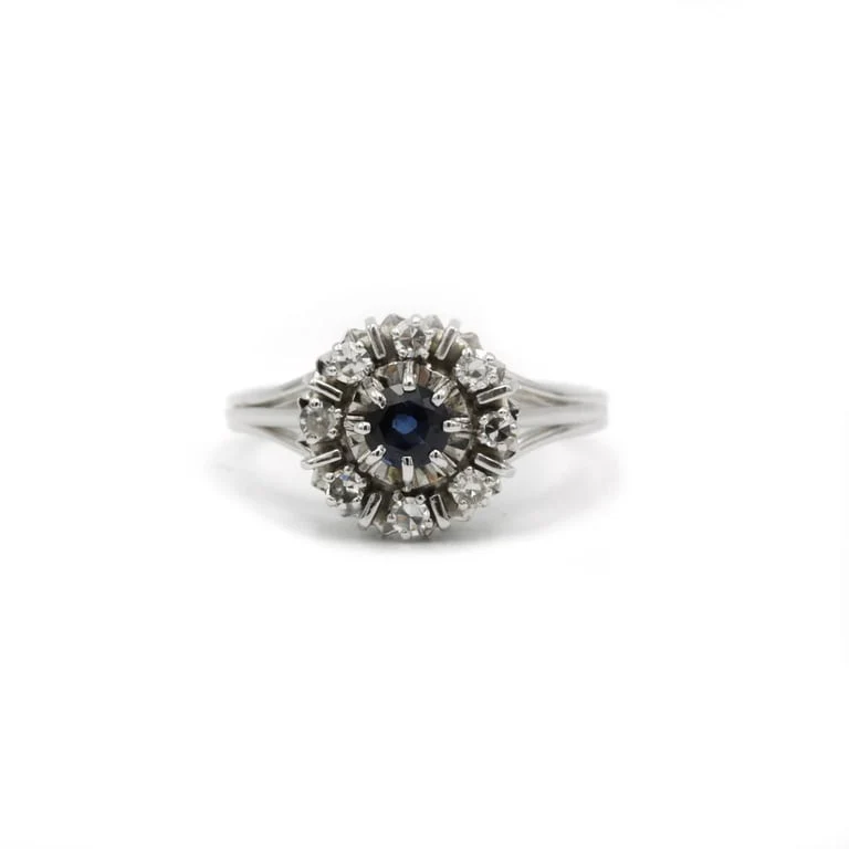 Diamond & Sapphire Ring