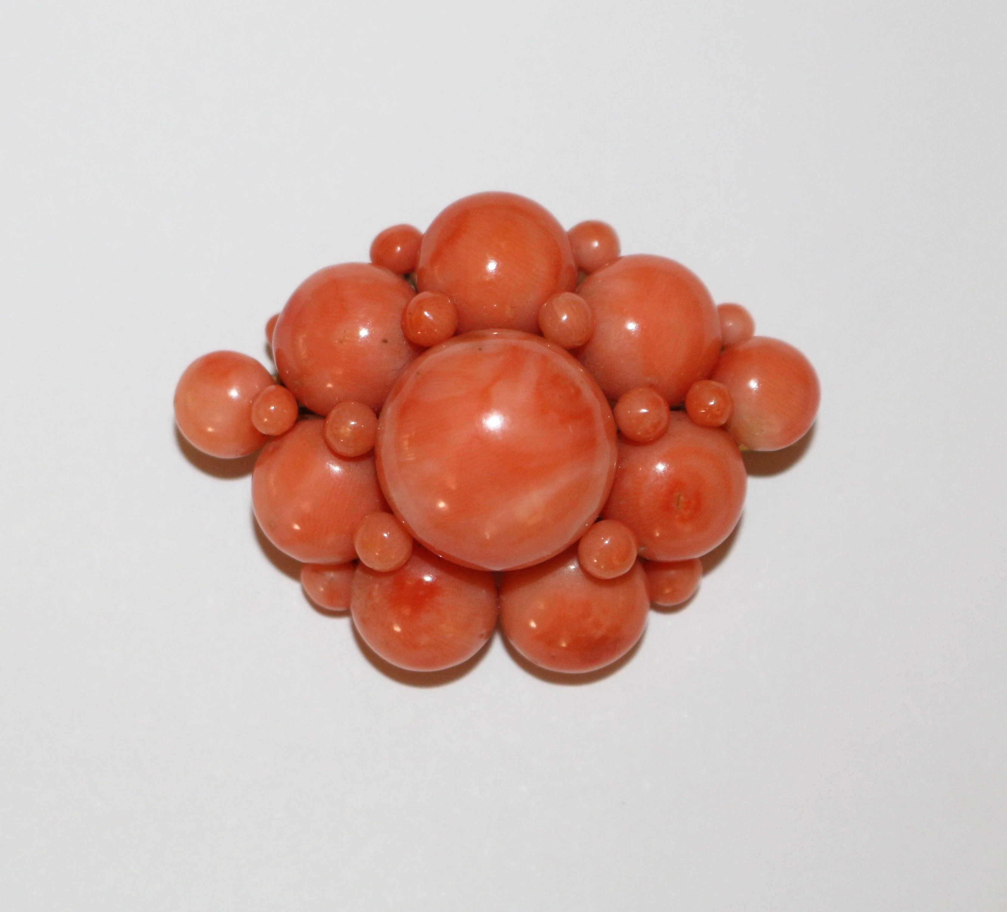 Napoleon III coral brooch - Image 4